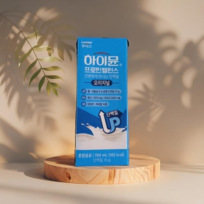 셀러허브 식품 하이뮨 프로틴 밸런스 음료 190ml 64팩