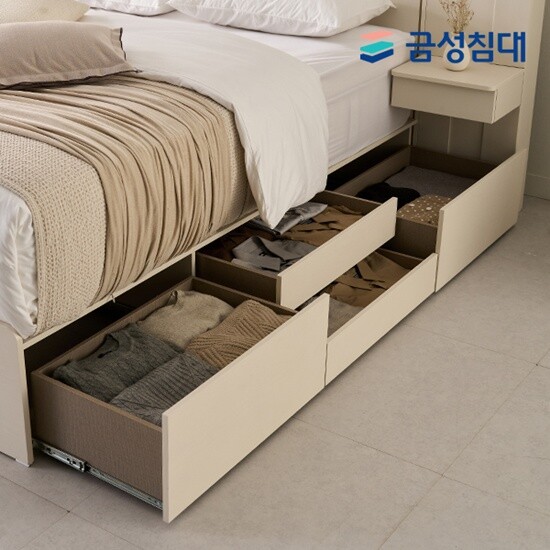 [방송구성]루미에르 LED 호텔형 수납침대 풀패키지 (킹/K) 5