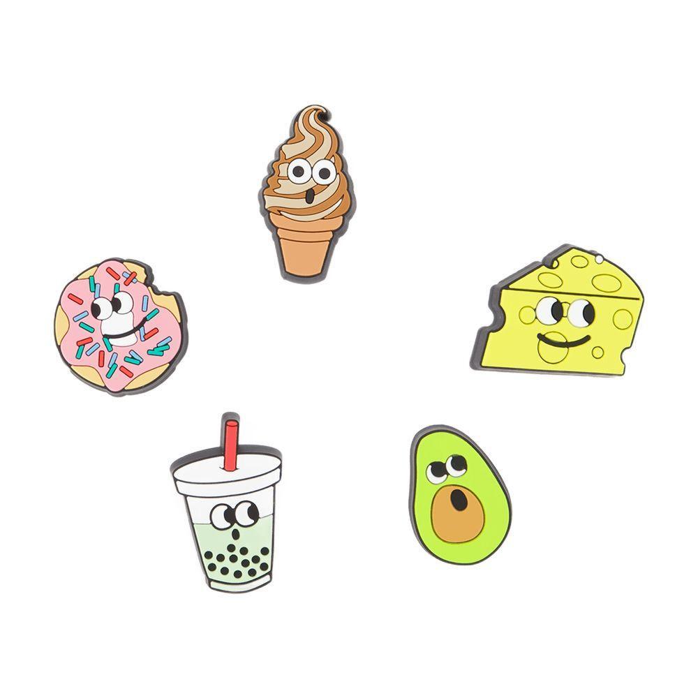 크록스 24 S/S 크록스 LIGHTS 업 푸드 FRIENDS 5 팩 JIBBITZ CROCS PVC 멀티컬러 10012956 B0731457012