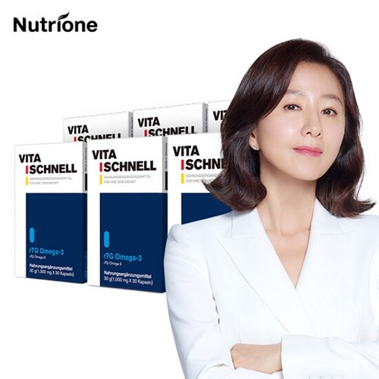 6개월]비타슈넬 VITA SCHNELL 알티지 오메가3 (1,000mg*30캡슐*6박스) | 라이브홈쇼핑