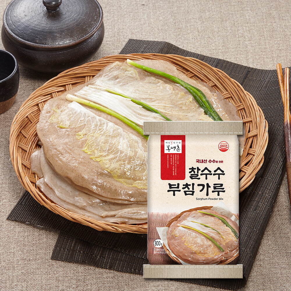 봉평농원 (봉평촌) 찰수수부침가루 (800g x 2개)
