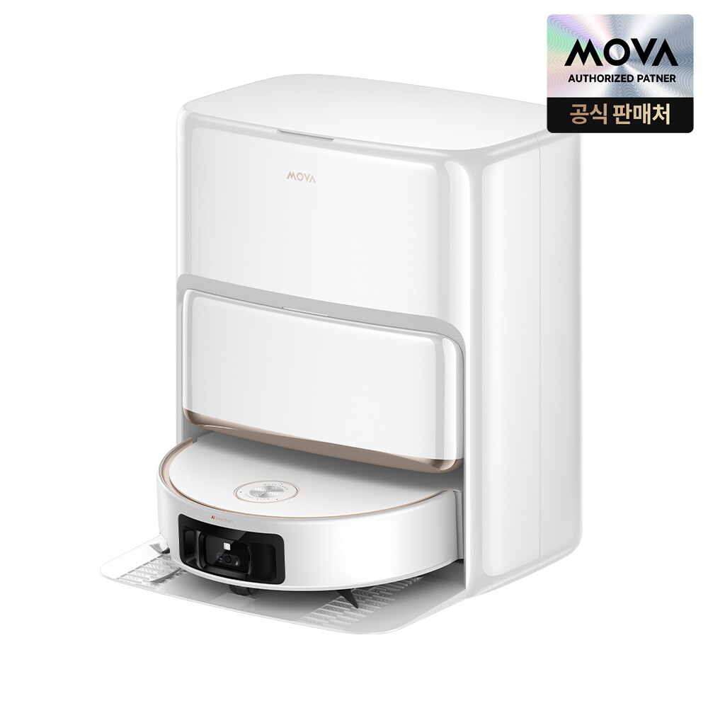 모바 Z60 Ultra Roller 로봇청소기 RGB AI센서 온수 자동세척 열풍건조