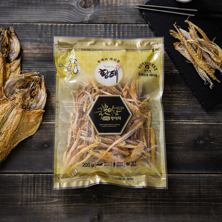 맛나미 금빛바람 용대리 황태채 500g