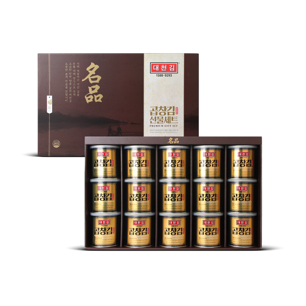 대천김 대천김 명품 캔김 선물세트 15캔