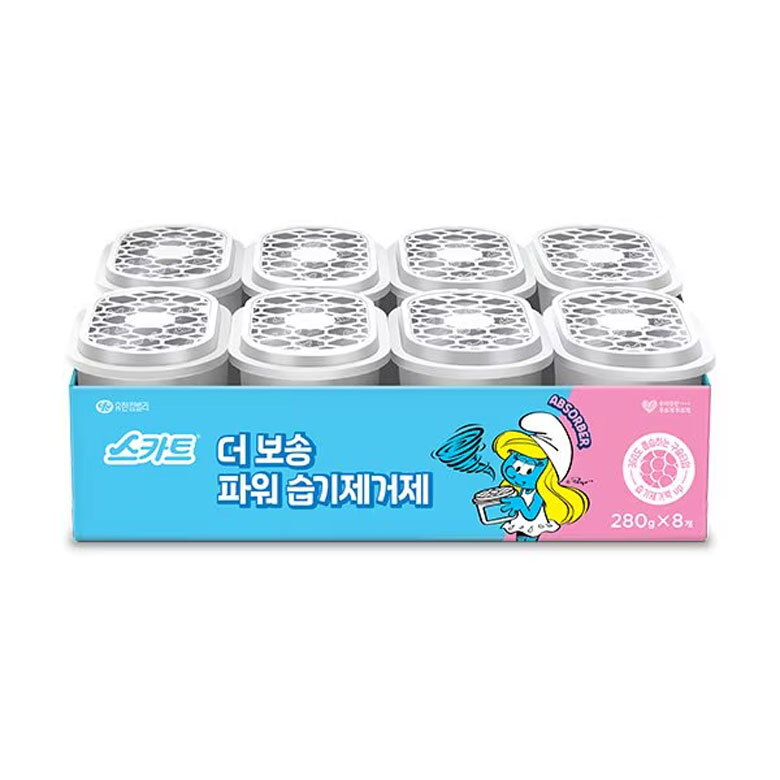 유한킴벌리 (스카트) 더 보송 파워 습기제거제 8P