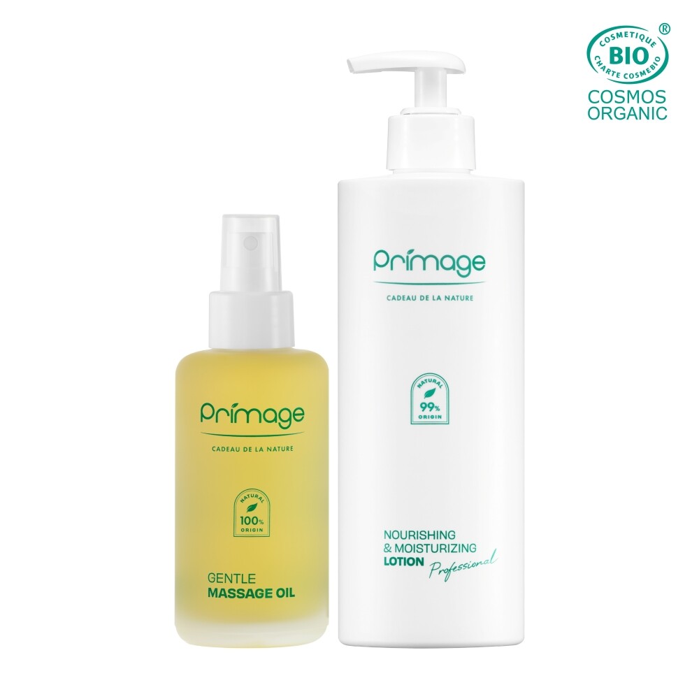 쁘리마쥬 쁘리마쥬 유기농 보습관리 키트 - 대용량 (유기농 오일 100ml + 유기농 로션 400ml)