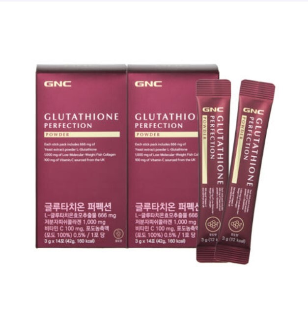 지엔씨 (GNC) 글루타치온 퍼펙션 2개 (14포 x 2개 / 저분자피쉬콜라겐 함유)