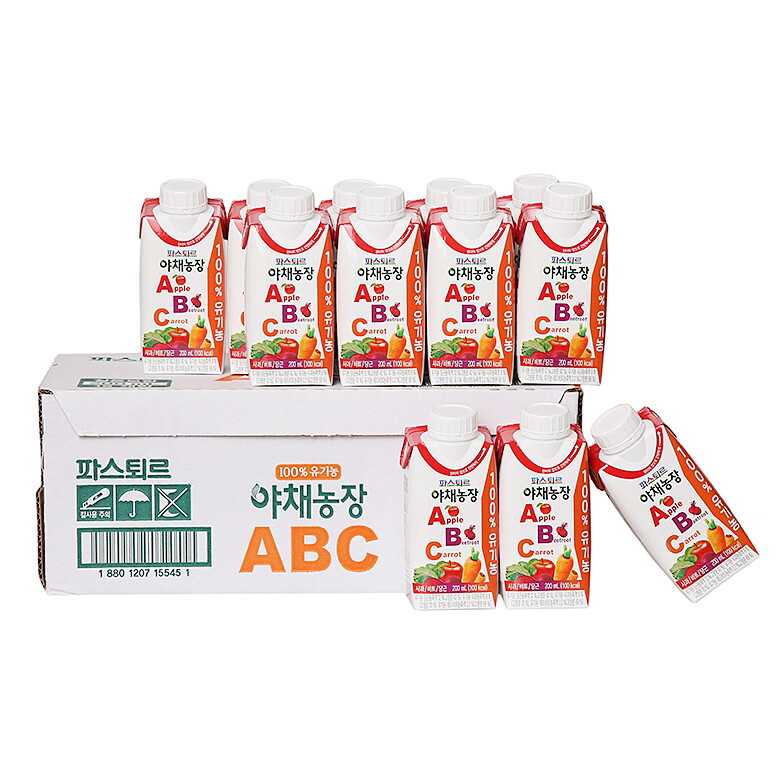 파스퇴르 파스퇴르 야채농장 ABC주스 200ml20입