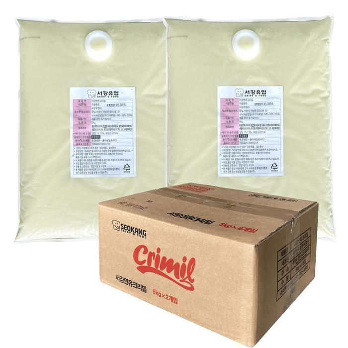 셀러허브 식품 서강 연유 크리밀 10kg (5kg x 2개)