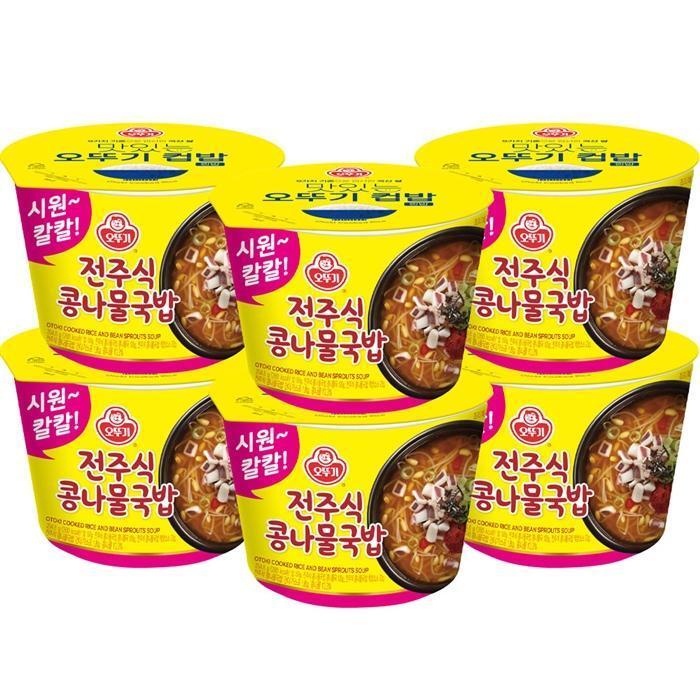 셀러허브 식품 오뚜기 컵밥 전주식 콩나물 국밥 294.8g X 6개