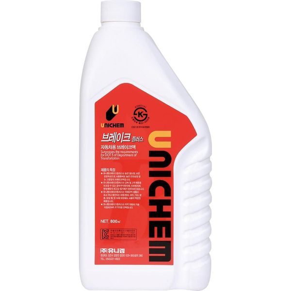 브이와이 [하프클럽/브이와이]유니켐 소모품 브레이크오일 DOT-3 0.8L 10개