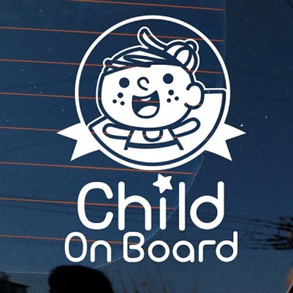 교보문고 뭉키데코 자동차스티커 스케치꼬마 child on board