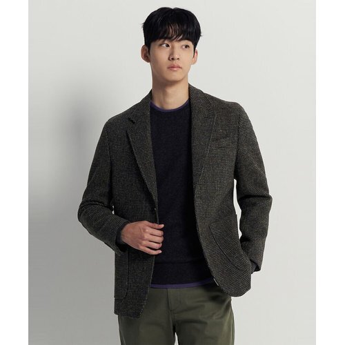 빈폴 빈폴 멘 해리스 트위드 미니 체크 재킷 블랙 BC5911C125