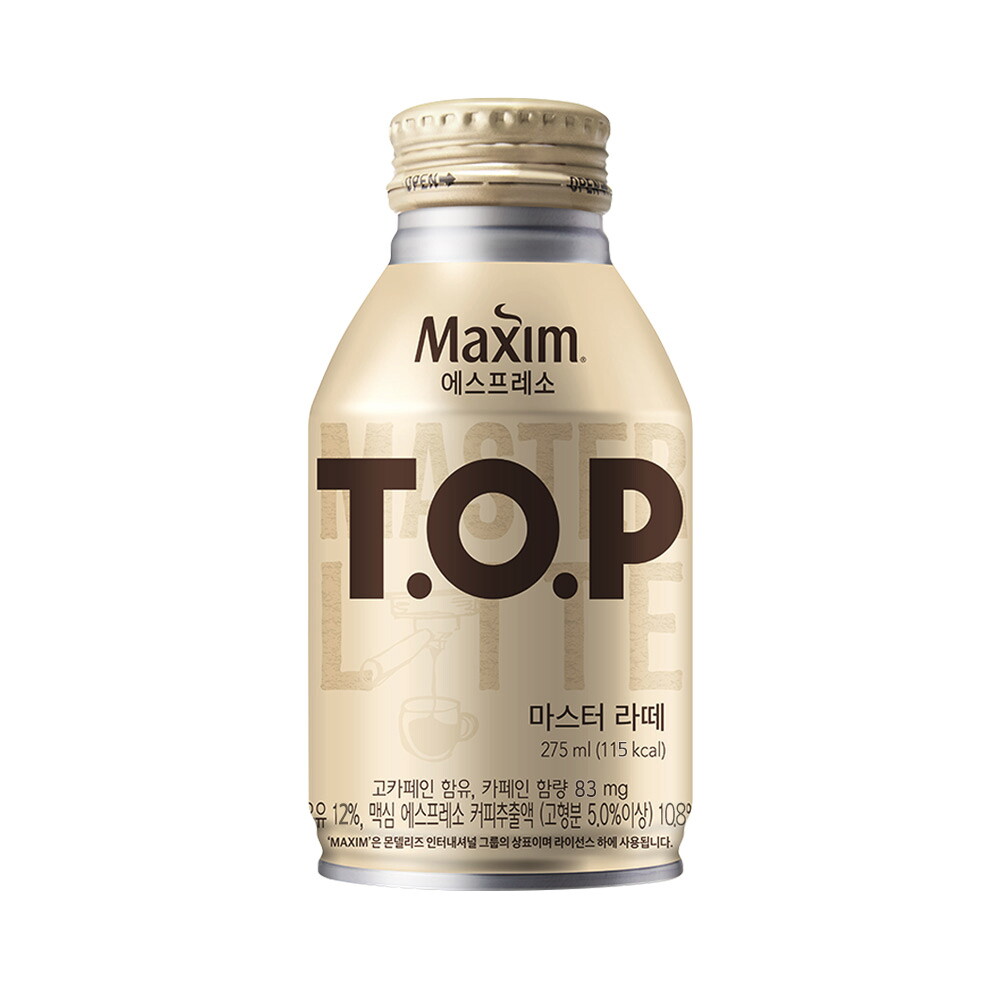 맥심 티오피 마스터라떼 275ml x 48캔 / 커피음료 캔커피 커피