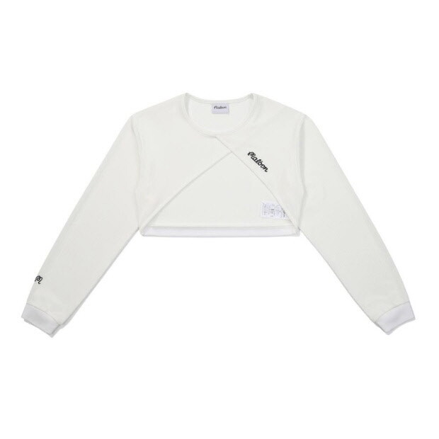 말본골프 말본골프자켓 LQS M5322PRL11OWT 플리츠 패브릭 볼레로 자켓 OFF WHITE