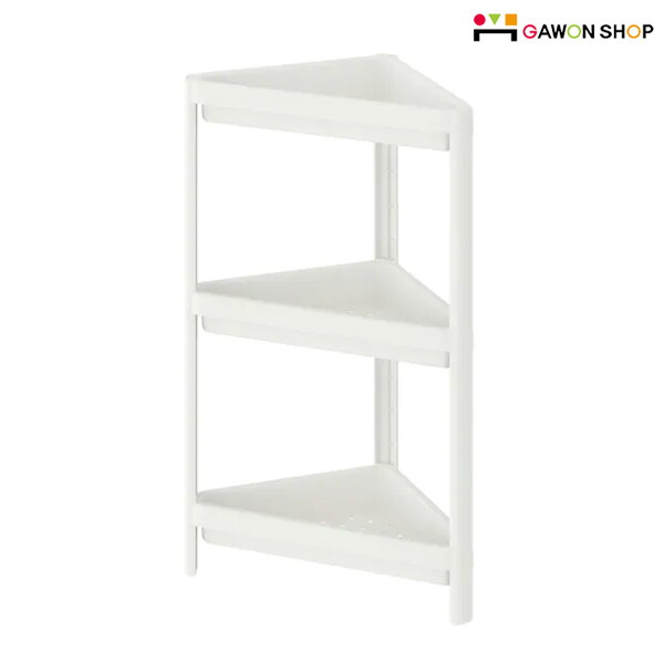 이케아 이케아 VESKEN 삼각코너선반/3단선반/틈새선반/욕실선반