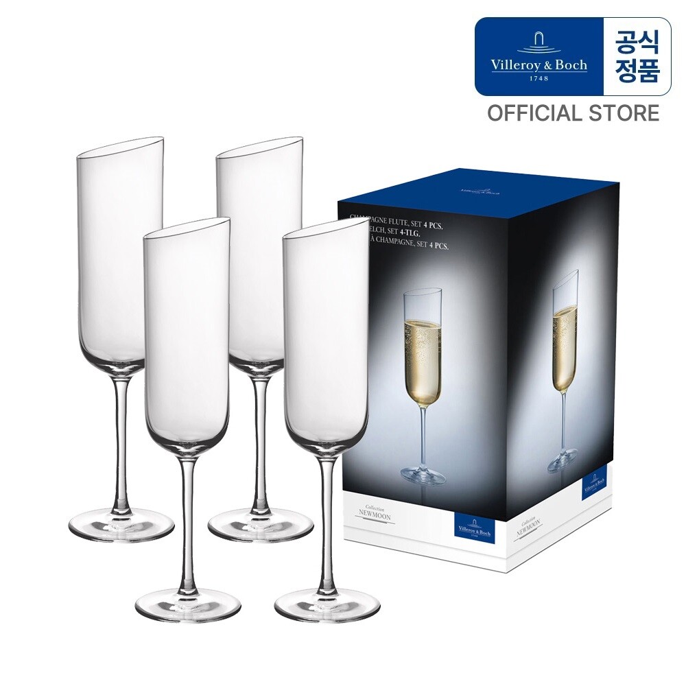 빌레로이앤보흐 빌레로이앤보흐 뉴문글라스 샴페인푸르트 4P세트