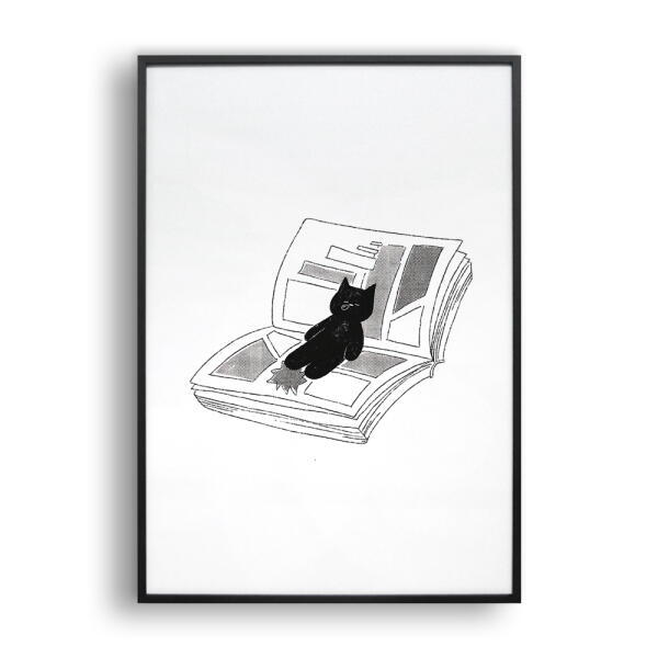 아트박스 아트박스/올뉴프레임 책은 수면제 (Art Print) / 일러스트 액자