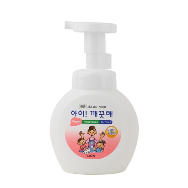 라이온코리아 아이깨끗해 거품형 용기 250ml(레몬/순/청포도/모이스춰/퓨어핑크/허니플라워/블루밍퍼플)