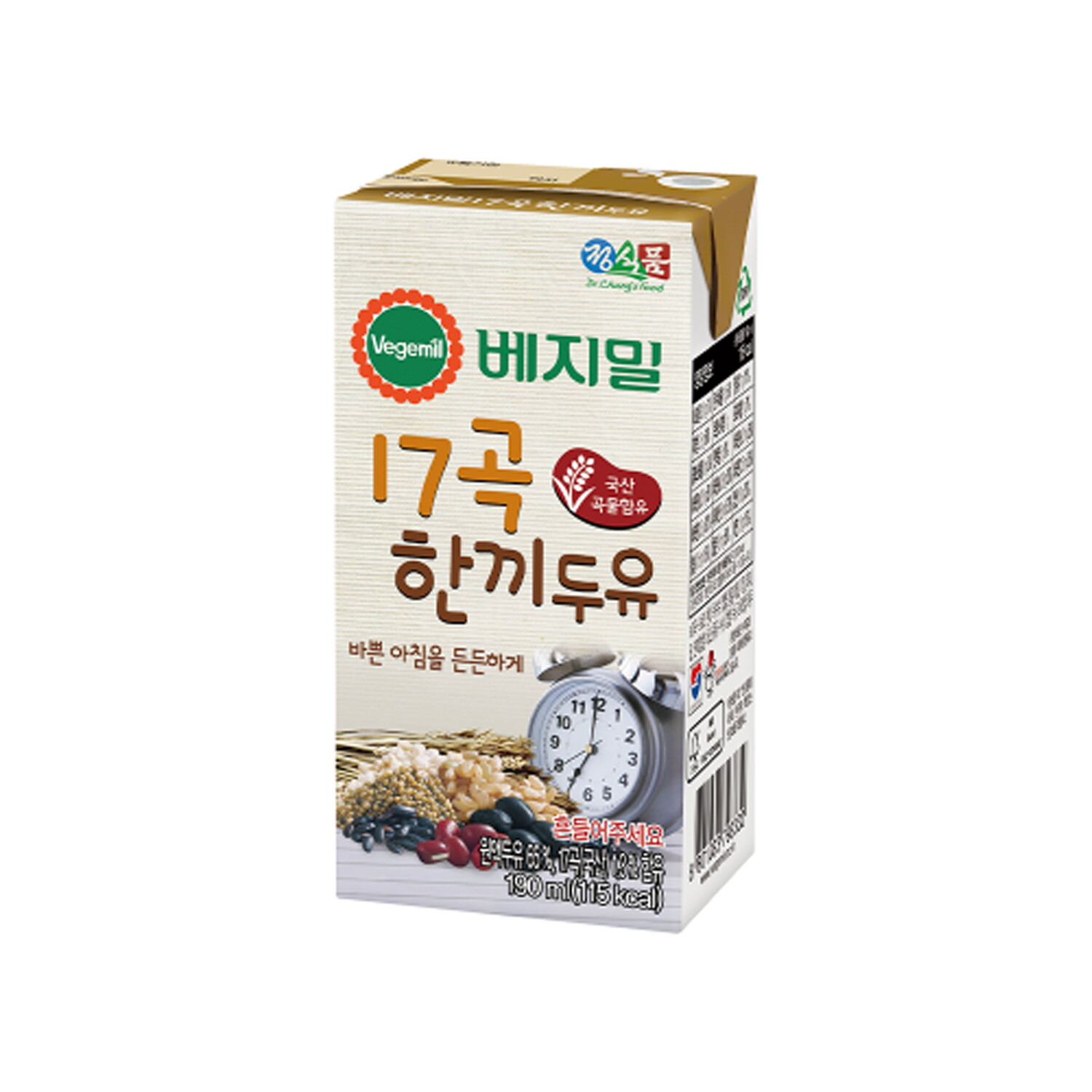 베지밀 (정식품)베지밀 17곡 한끼두유 190mlx48팩