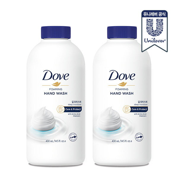 도브 도브 포밍 핸드워시 딥너리싱 리필 430ml x 2개