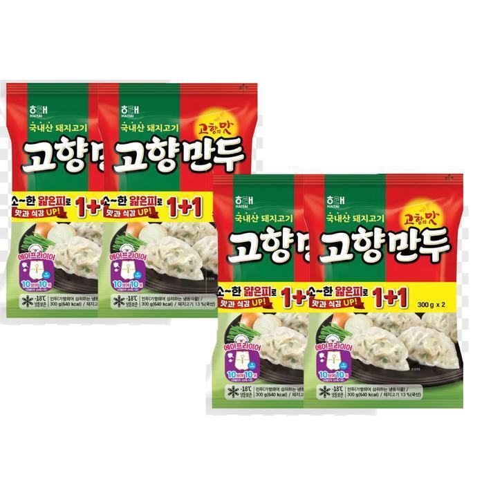 셀러허브 식품 해태제과 고향만두 300g+300g 2개