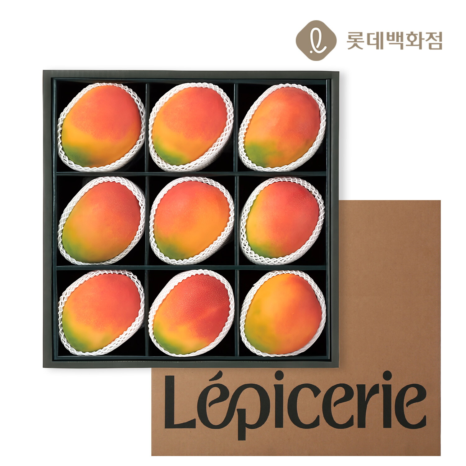 대향유통 실속 애플망고 세트 (3.8kg/애플망고9)