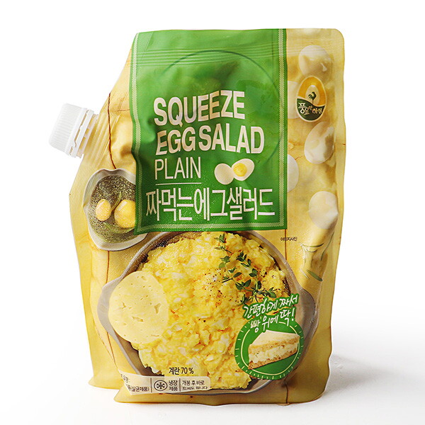 글로벌푸드 풍요한아침 짜먹는 에그샐러드 1kg / 식사대용