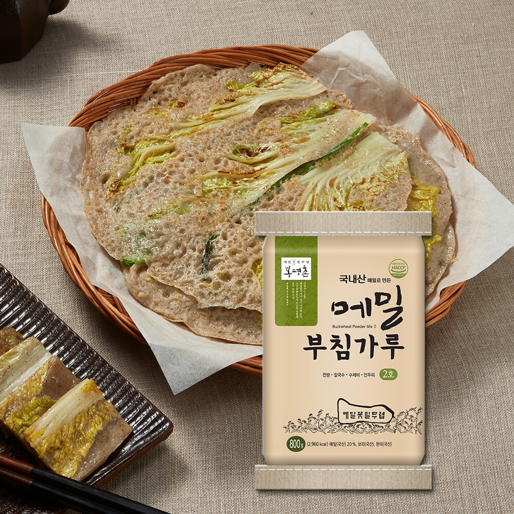 봉평농원 (봉평촌) 메밀부침가루2호 (800g x 2개)