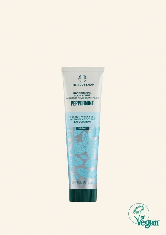 더바디샵(화장품) (비건) 페퍼민트 인비거레이팅 풋 스크럽 100ML/ 쿨링각질제거(25290)