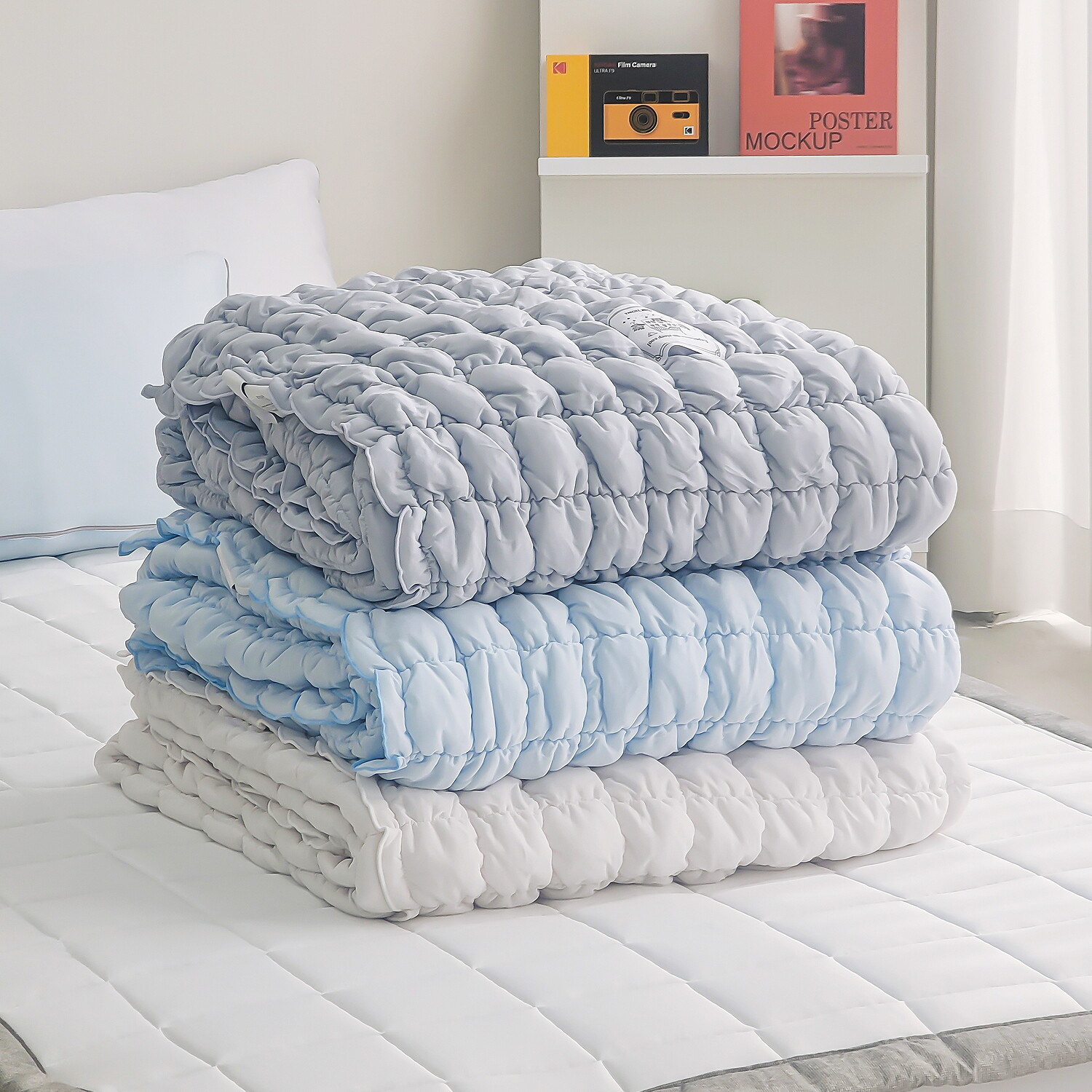 리눔 팡야 여름 냉감 양면 차렵이불D 3컬러