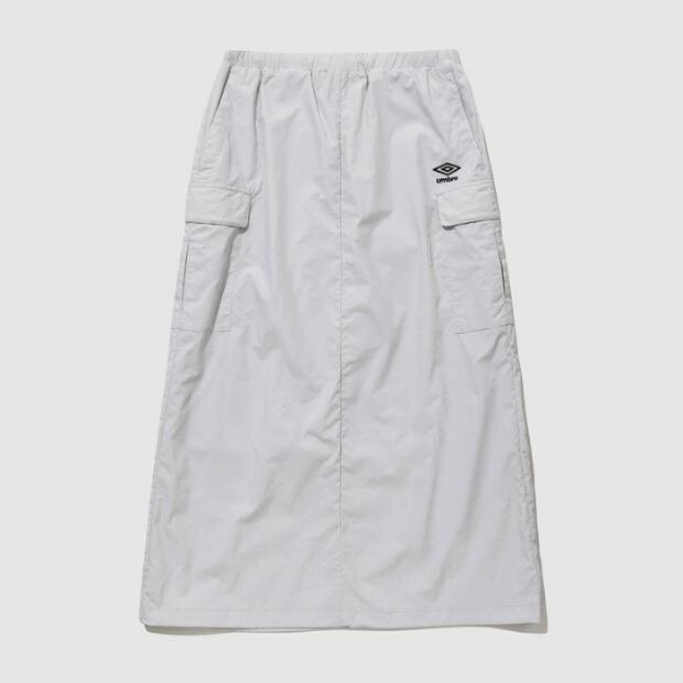 엄브로 엄브로바지 KQF UQ122CSK31-WGR 팝러쉬 우먼스 롱 카고 스커트 / WHITE GREY