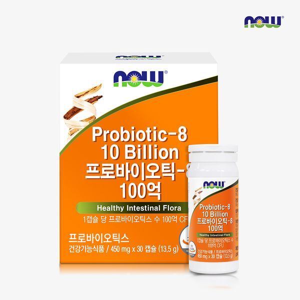 하프클럽(식품) [하프클럽/닥터엘리자베스]나우푸드 프로바이오틱스-8 100억 유산균 30캡슐 1개월분