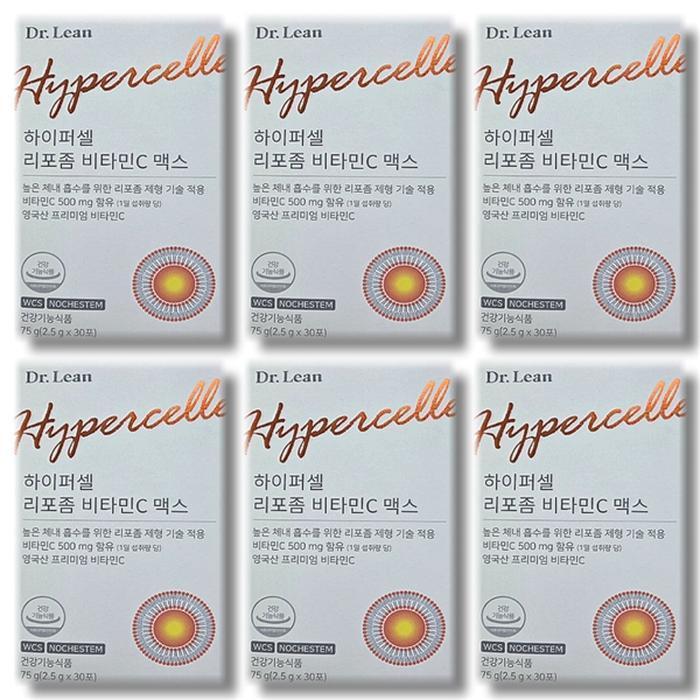 셀러허브 식품 닥터린 하이퍼셀 리포좀 비타민C 맥스 30포 6박스