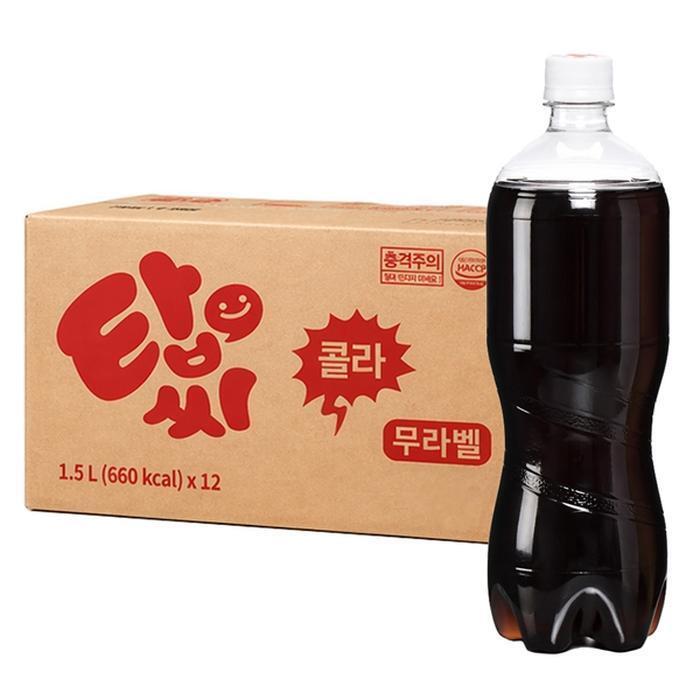 셀러허브 식품 일화 탑씨 콜라 무라벨 1.5L x 12PET