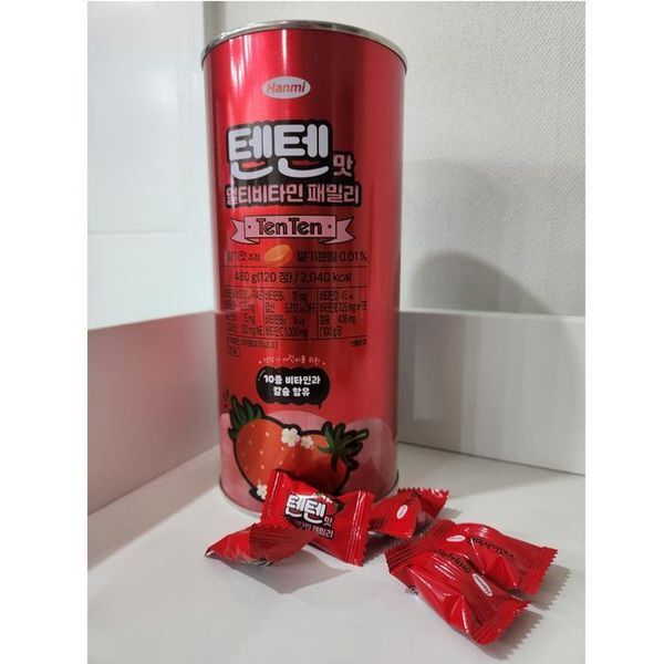 하프클럽(식품) [하프클럽/기타]텐텐 온가족 딸기맛멀티비타민패밀리120정x1