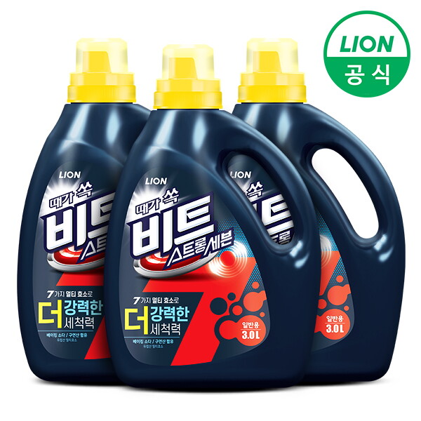 비트 비트 스트롱 세븐 액체세제 3L 용기 x 3개