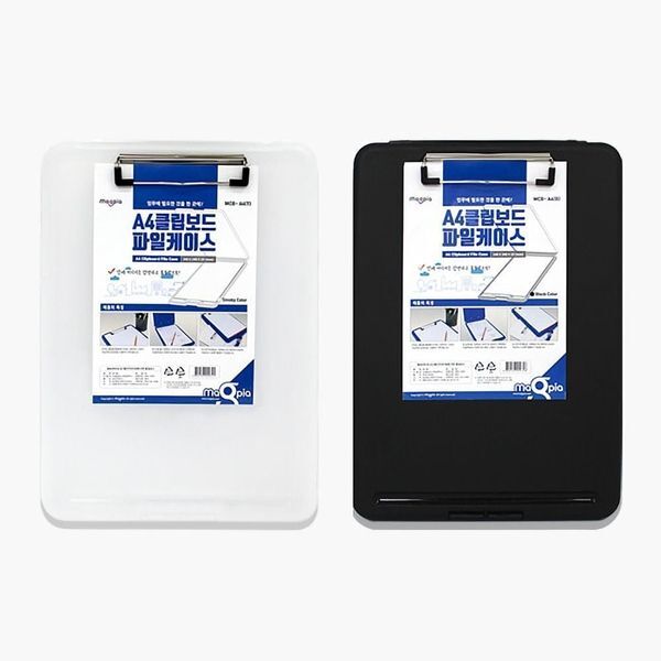 브이와이 [하프클럽/브이와이]화일케이스 투명 A4 MCB-A4(T)240x340x25mm