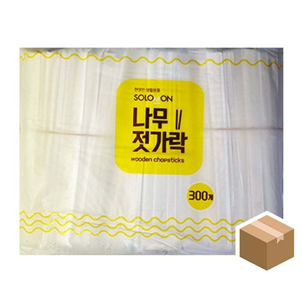 지오벤처스 솔로몬 나무젓가락 비닐 300PX10봉