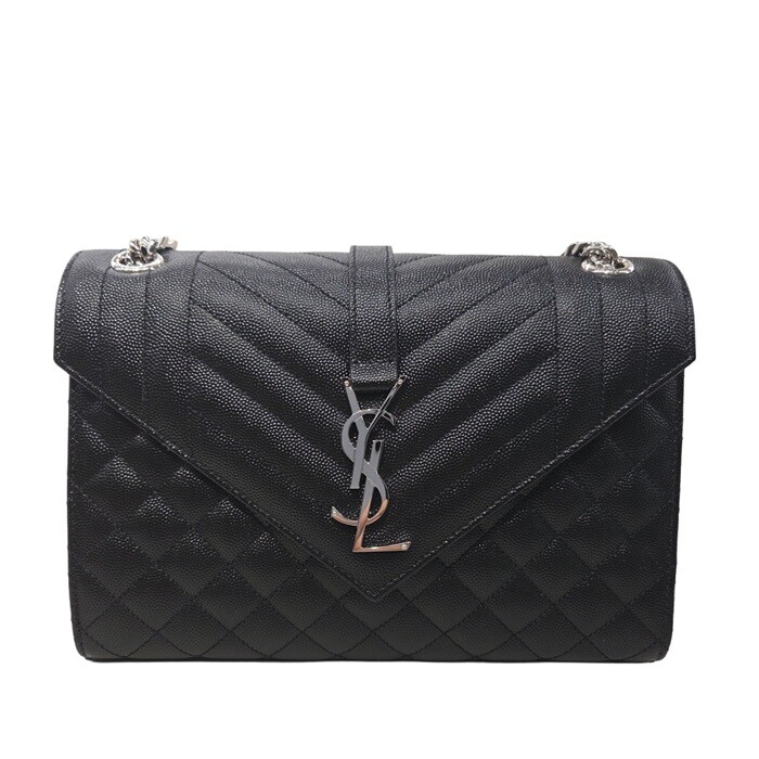 SAINT LAURENT PARIS 600185BOW921000(미디엄 엔벨롭체인백_은장)