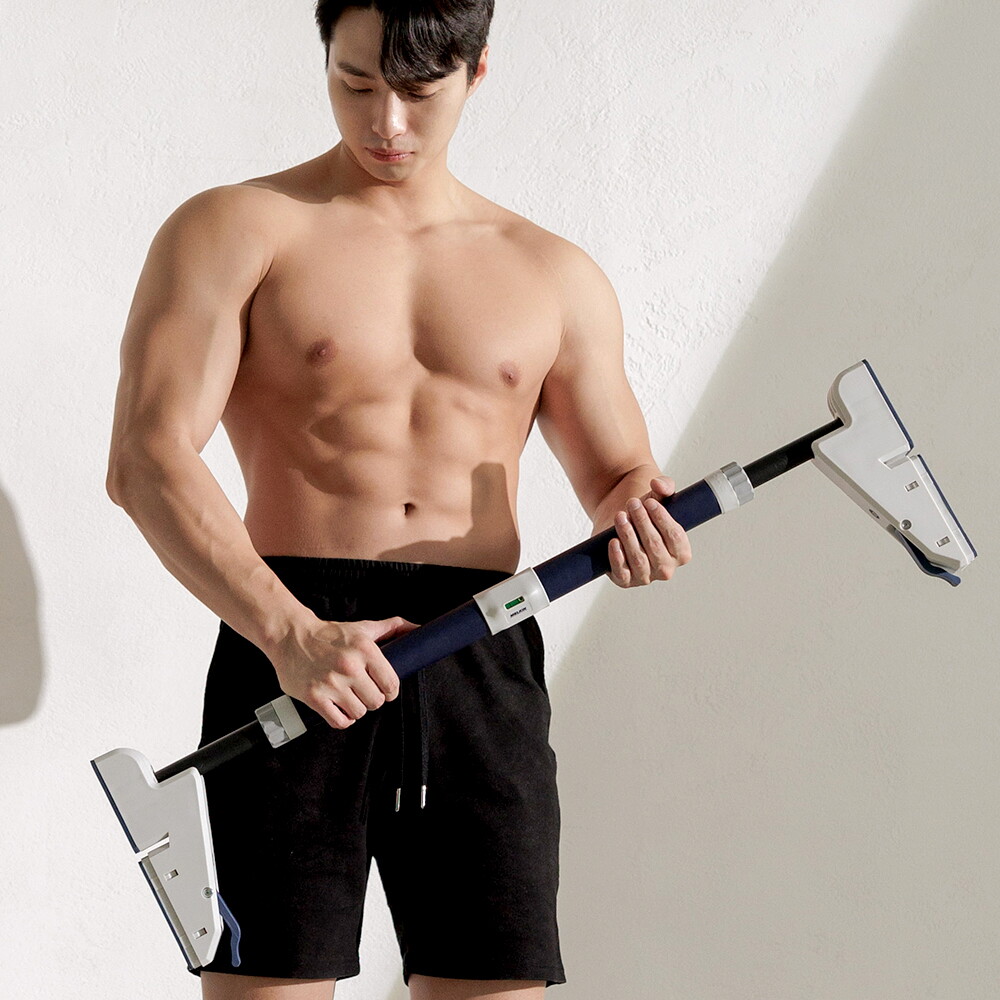 멜킨스포츠 락튼타이탄 (장축) 85~130cm 문틀철봉 가정용 턱걸이 운동기구 풀업바
