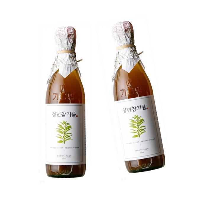 셀러허브 식품 저온압착 청년참기름 350ml