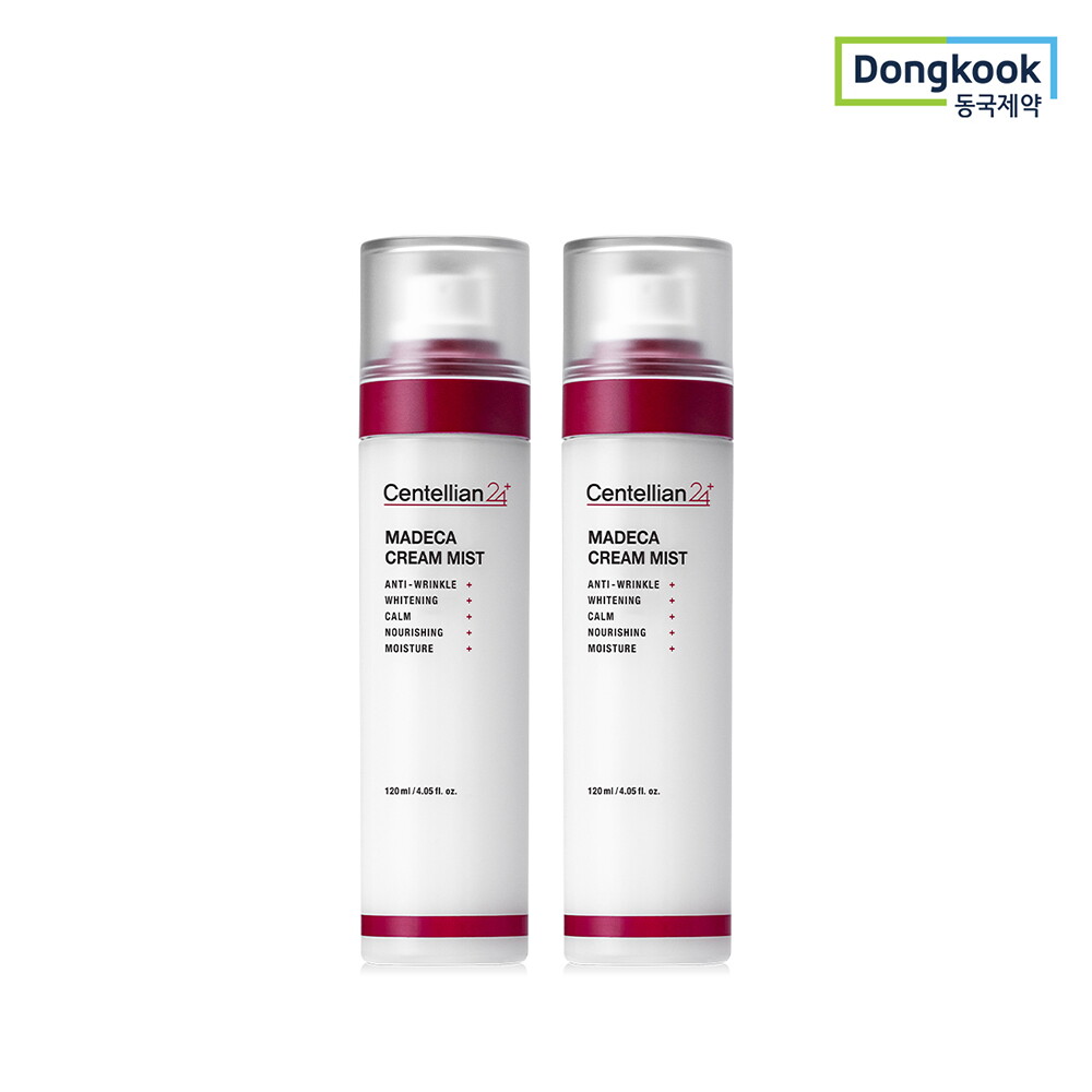 센텔리안24 마데카 크림 미스트 120ml 2개 병풀추출물 TECA 진정 광채 보습 영양 탄력케어 미백 주름개선