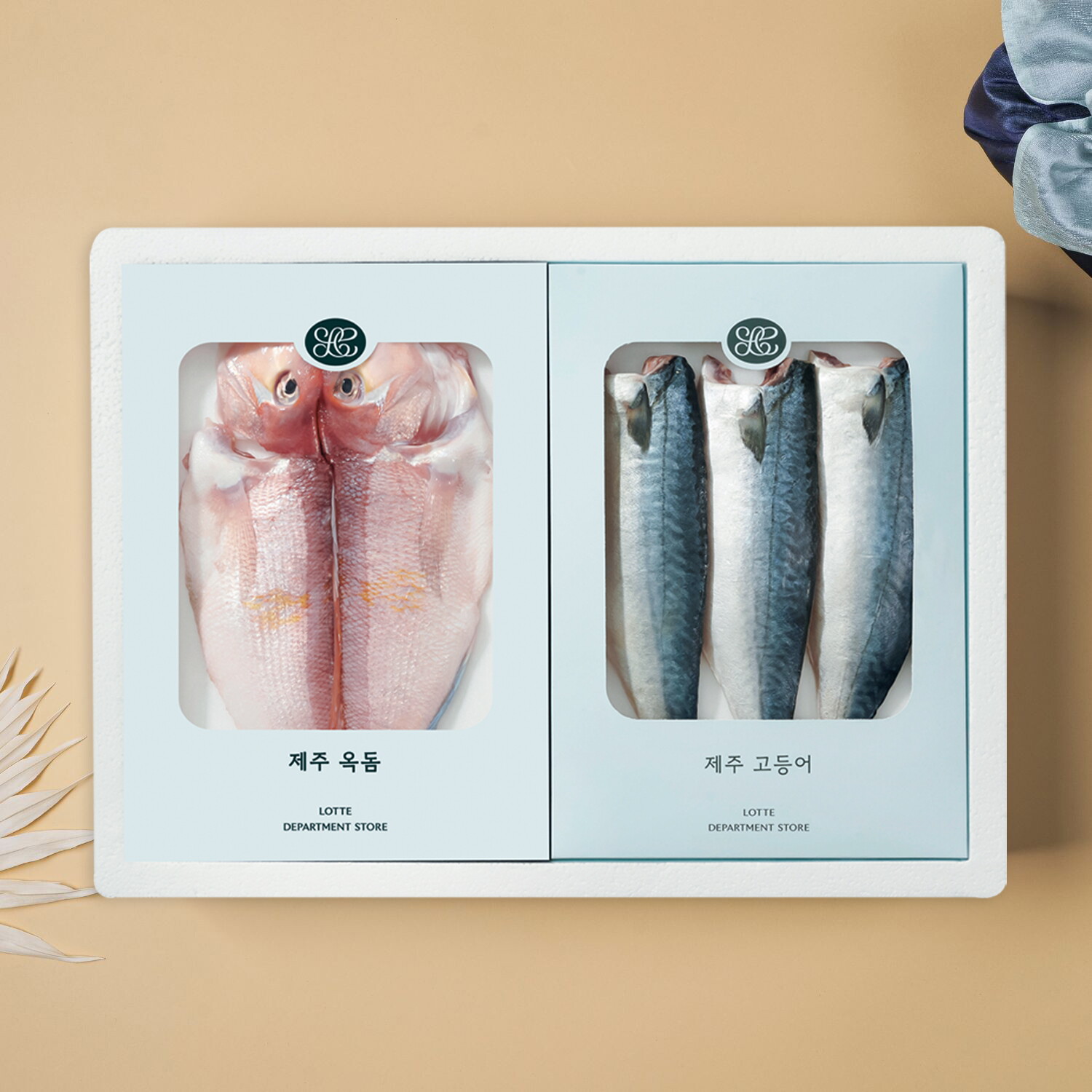 모슬포 명품 제주 옥돔·고등어 세트 (총2.2kg/옥돔800g고등어1.4kg)