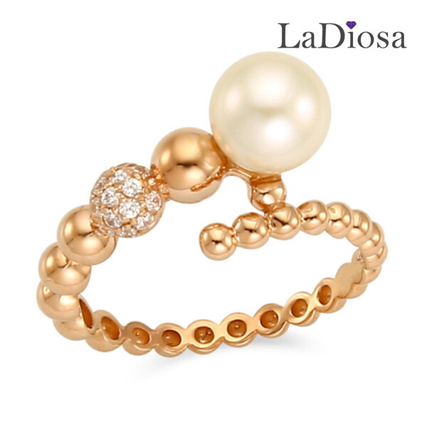 La Diosa 라디오사 14K 진주 여성반지 LK14OP-0883R
