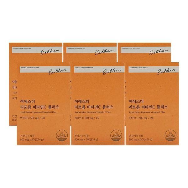 셀러허브 식품 [하프클럽/기타]여에스더 닥터에스더 리포좀 비타민C 플러스 800mg x 30정 x 6박스