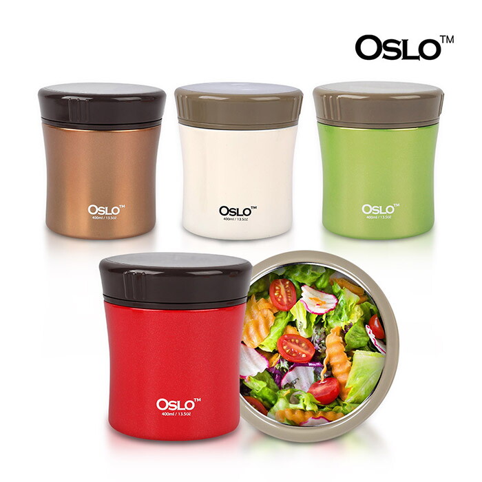 오슬로 오슬로 보온보냉 푸드자 400ml/보온 이유식통 죽통
