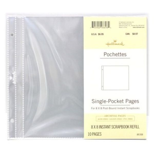 교보문고 홀마크 Scrapbook refill 스크랩북 포켓 리필지 - AR1908