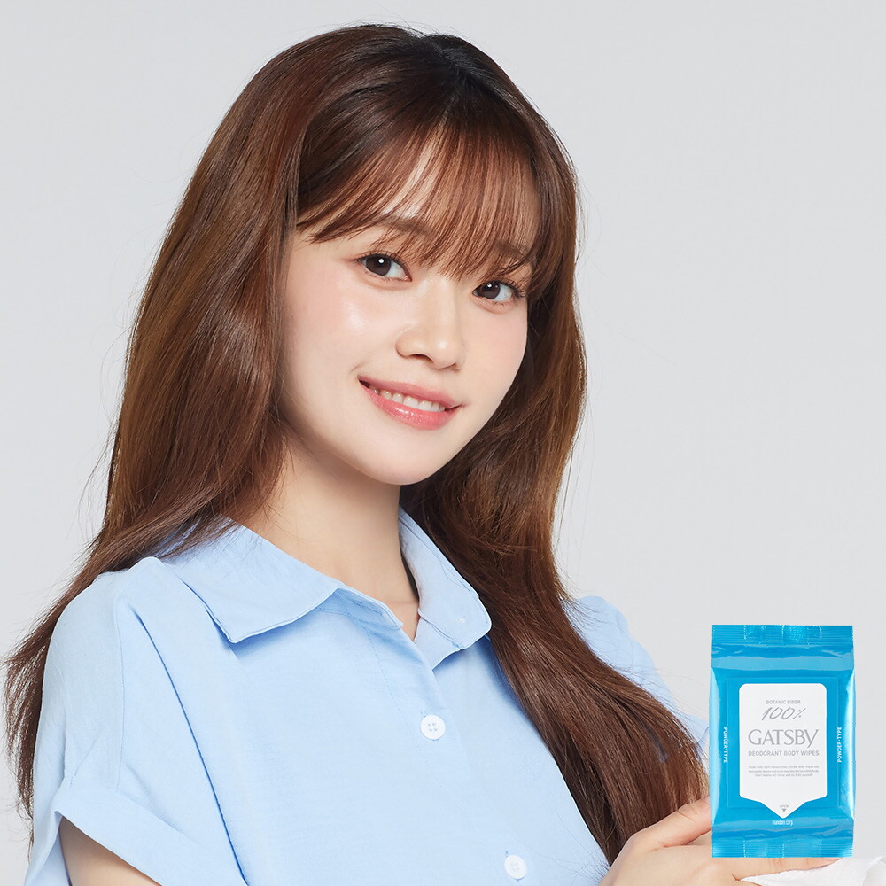 갸스비 갸스비 파우더 데오도란트 바디 페이퍼 쿨시트러스 대용량 30매