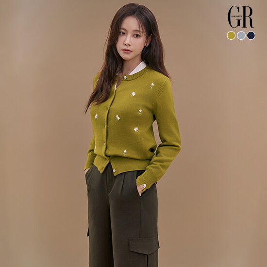 (26FW) 플라워 자수 가디건 3종
